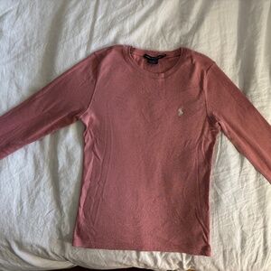 Polo Ralph Lauren dark dusty pink long sleeve